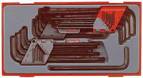 Teng Tools 28-osainen kuusio-/TX-avainsarja TTHT28