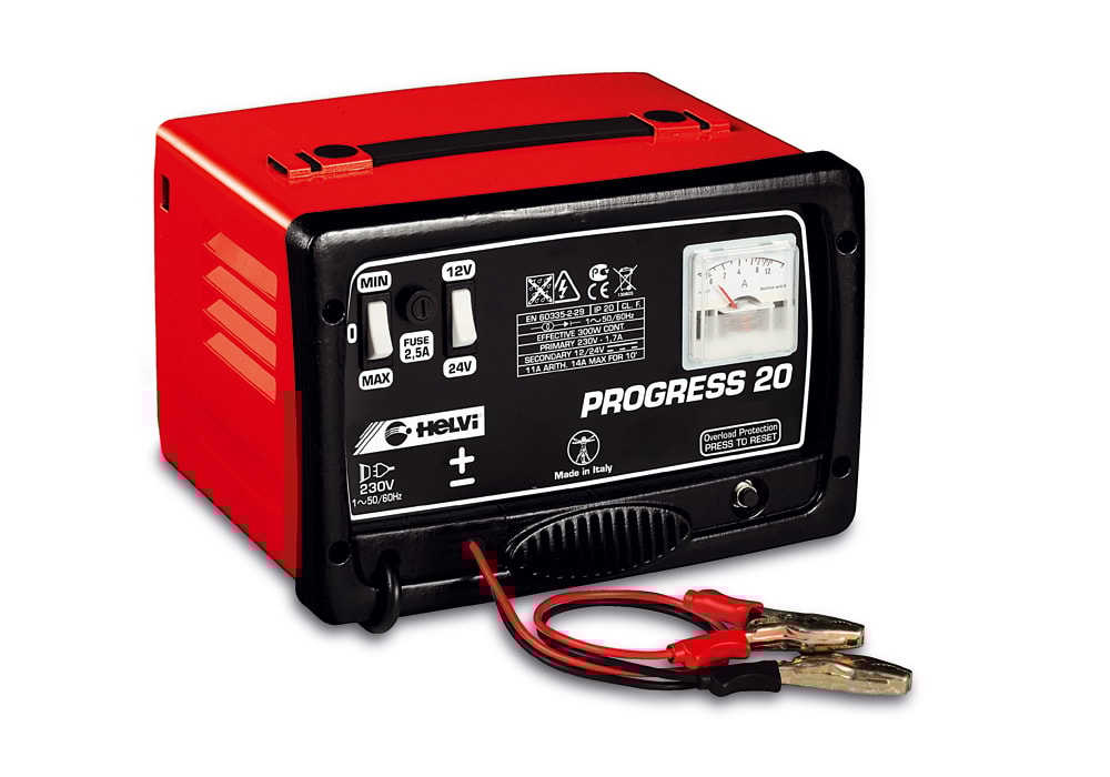 Helvi Akkulaturi Progress 20, 12/24 V 14 A