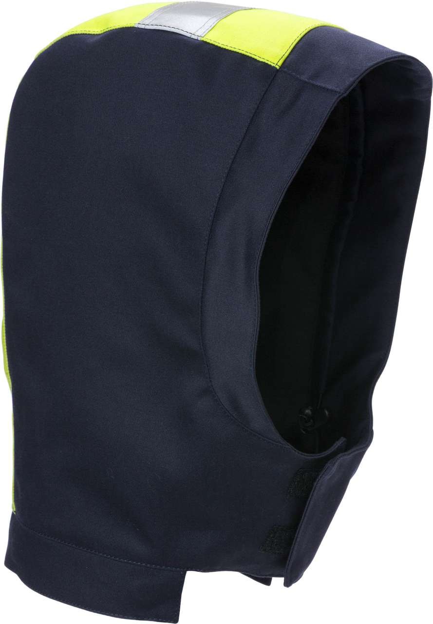 Fristads Flamme vinterhette 9588 FLAM Hi-Vis Gul / Marineblå 3XL