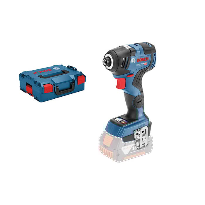 Bosch Akkuiskuruuvinväännin GDR 18V-200 C Professional Solo ja L-BOXX
