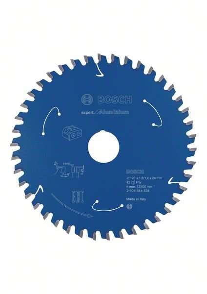 Bosch Sägeblatt Expert für Aluminium 120x1,8/1,2x20mm 42Z