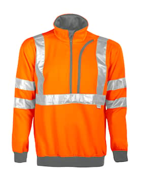 ProJob 6102 Sweatshirt En Iso 20471 Klasse 3 Orange/Grå 3XL