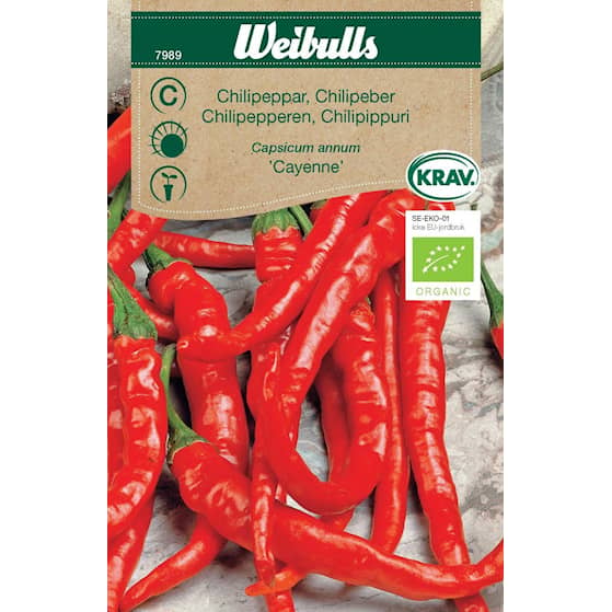 Weibulls Chili Cayenne Krav Organic