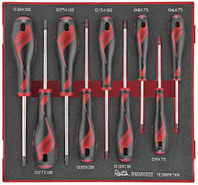 Teng Tools Skruetrækkersæt med 9 dele til TX-kærv. TED906TXN