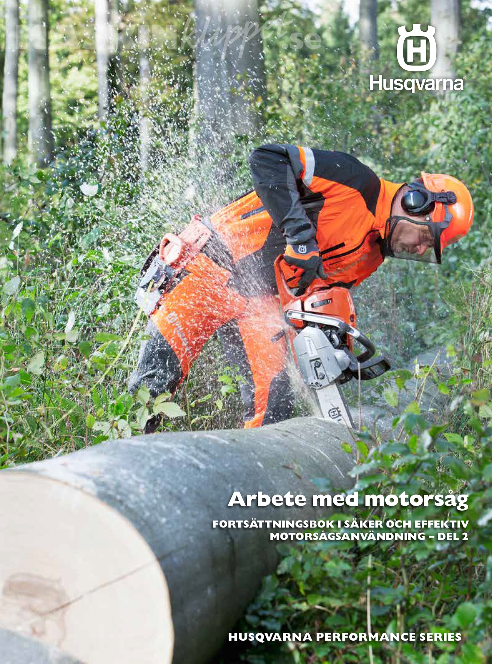 Arbete med motorsåg del 2