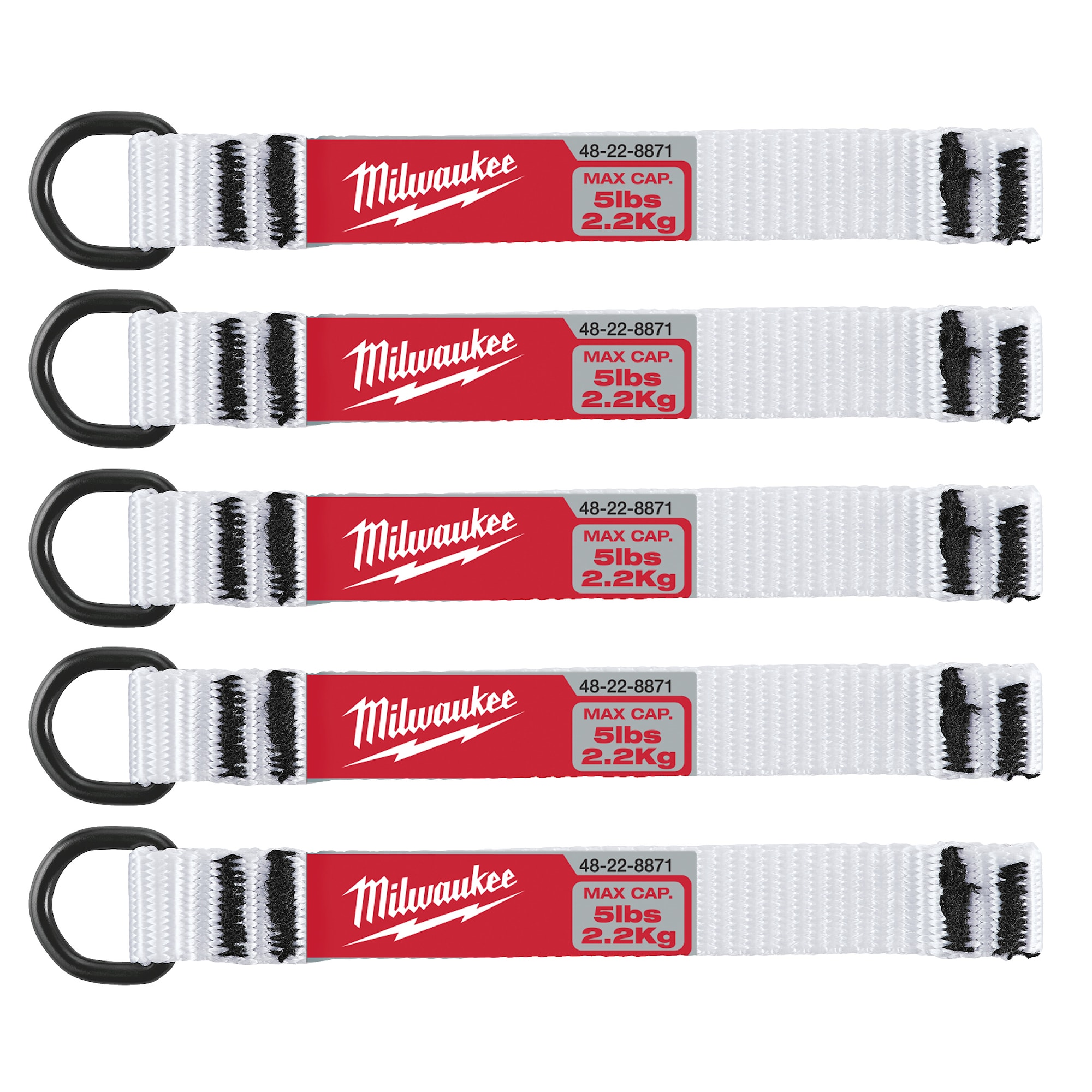 Milwaukee Infästningsband M. D-Ring 2,25Kg - 5P