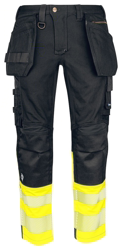 ProJob 6525 Hüfthose Extrem En Iso 20471 Klasse 1 - Yellow/Black - C156
