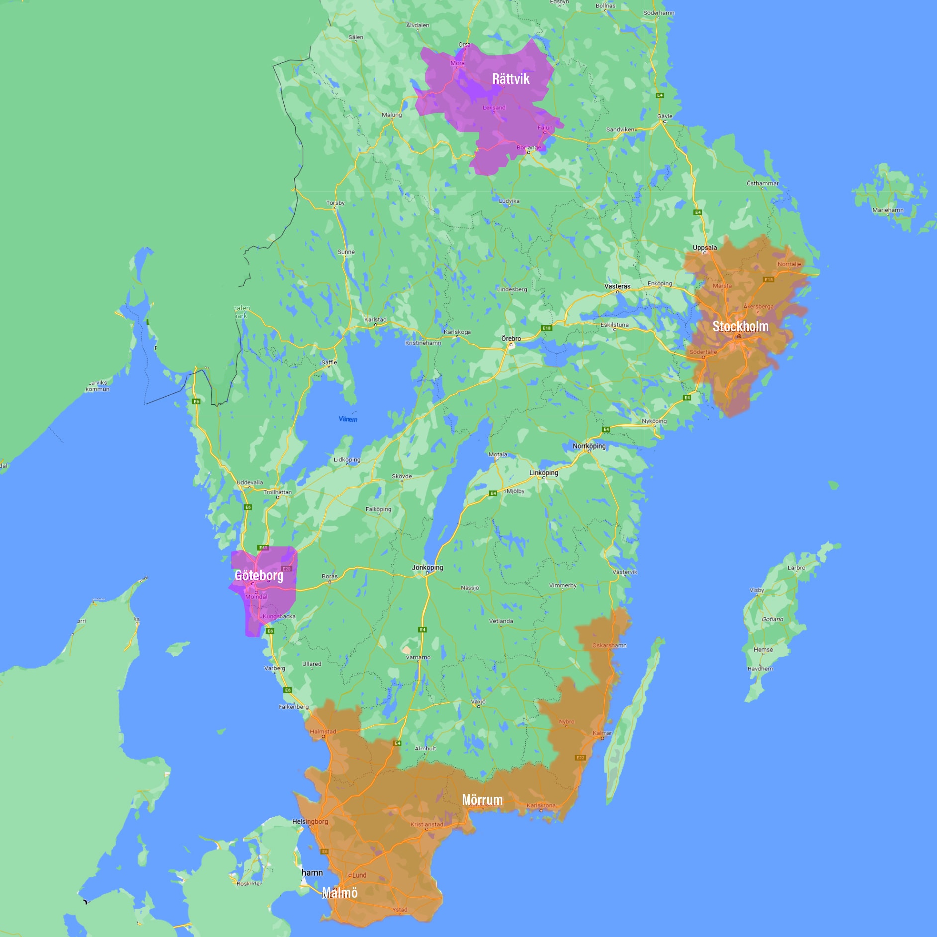 Installationstjänst Zon 2 upp till 5000kvm