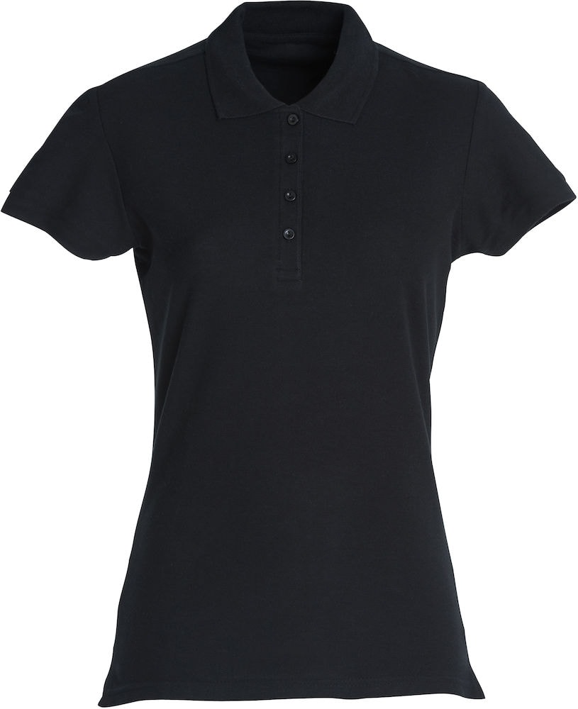 Clique Poloshirt Damen Schwarz XL