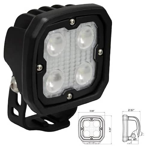 Vision X Dura Utility Backlampa 4 20W 90° Ecer23