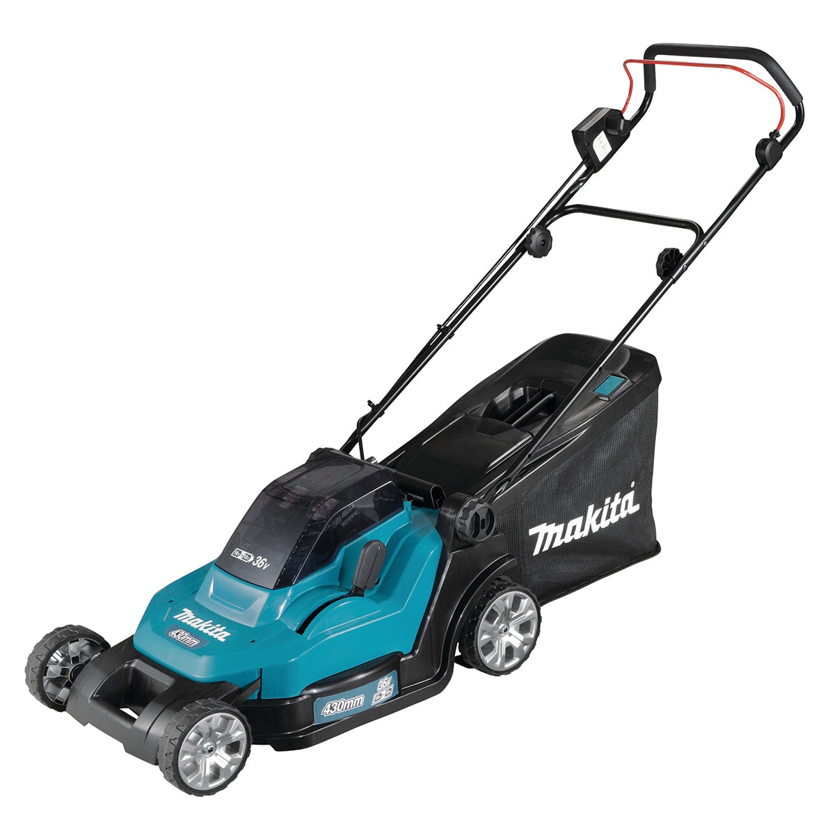 Makita Plæneklipper LXT® 18V X2, 43 cm, 50 L Inkl. Batteri & lader