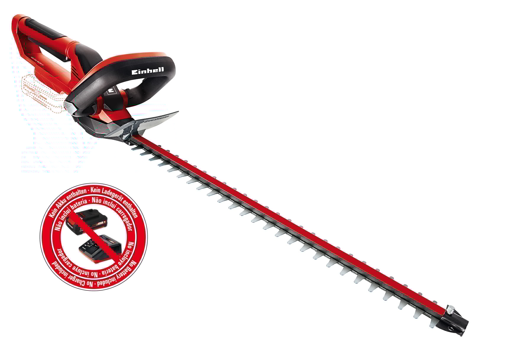 Einhell Hækkeklipper 55cm. Solo 18V - GE-CH 18/50 Li