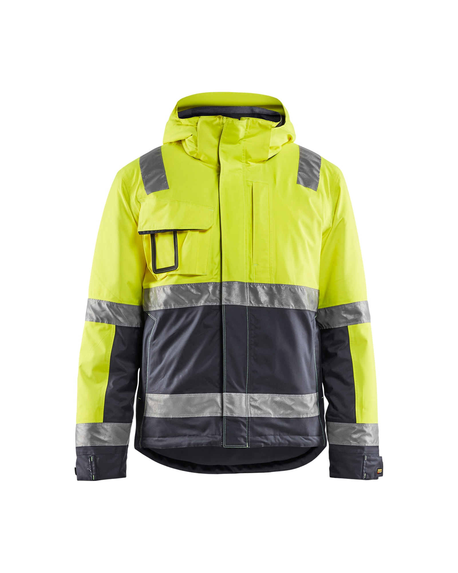 Blåkläder High Vis Winterjacke High Vis Rot/Schwarz - XXXL