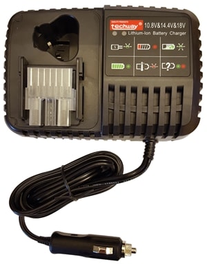 Techway Batteriladdare 10,8-18V 12Volt