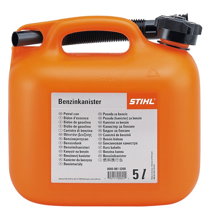 Stihl Bensinkanne, 5 l oransje Kanner og påfyllingssystem
