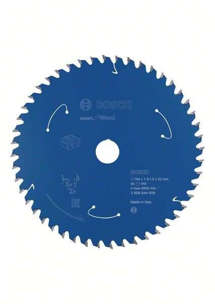 Bosch Sägeblatt Expert for Wood 165x1,5/1x20mm 48Z