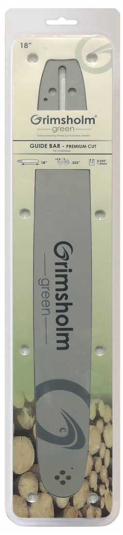 Grimsholm 18" .325" 1.3mm Premium Cut Motorsågssvärd