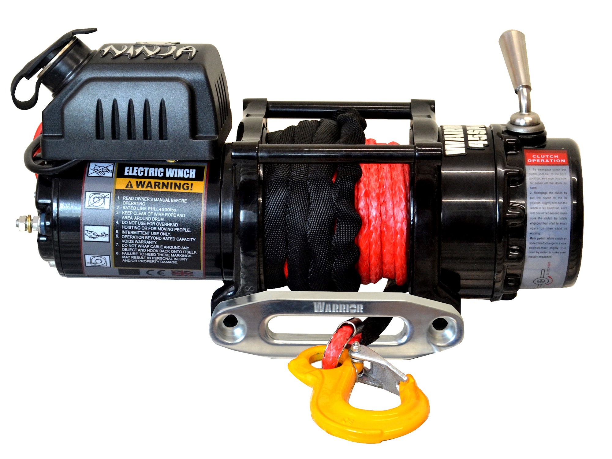 Warrior Winches Trækspil Ninja 4500lb 12V Armortek Syntetisk