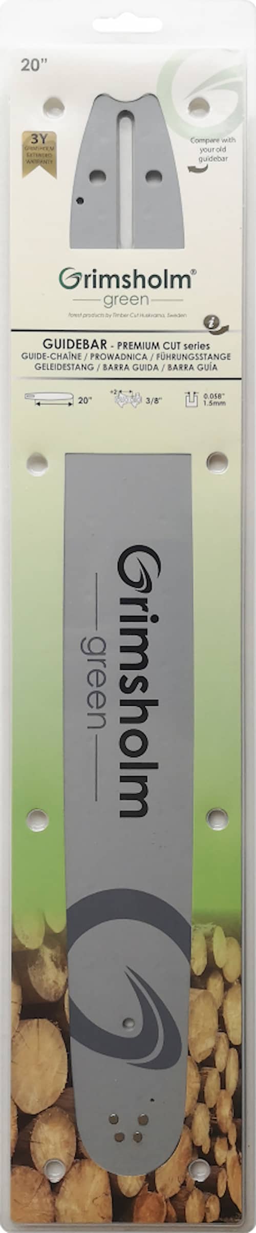 Grimsholm 20 "3/8" 1,5 mm premium Cut Mersag Saw