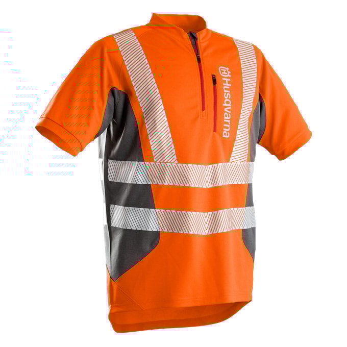 Husqvarna Arbejds T-Shirt Korte Ærmer, Technical High Viz - Arbejds T-Shirt Korte Ærmer, Technical High Viz