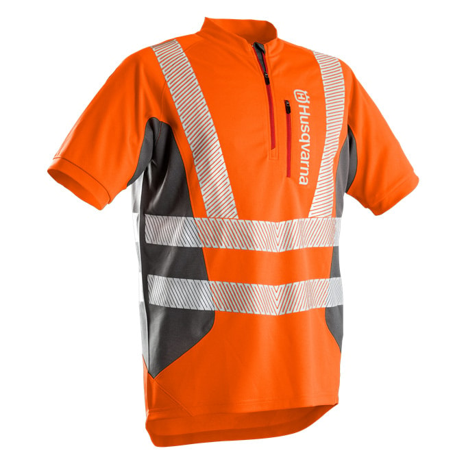 Husqvarna Arbejds T-Shirt Korte Ærmer, Technical High Viz - Arbejds T-Shirt Korte Ærmer, Technical High Viz Str. Xxxl