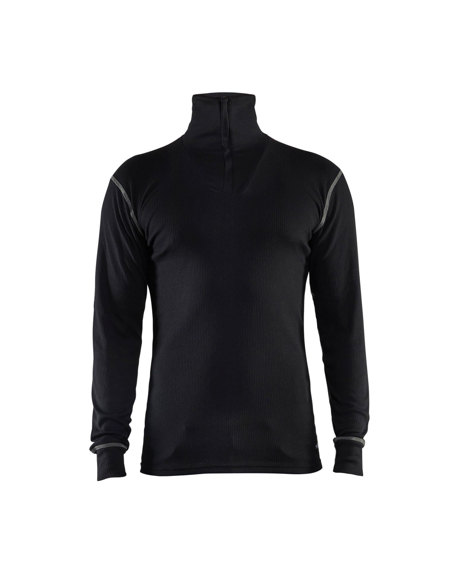 Blåkläder Flammschutz Unterhemd Half-Zip Schwarz - XXXL