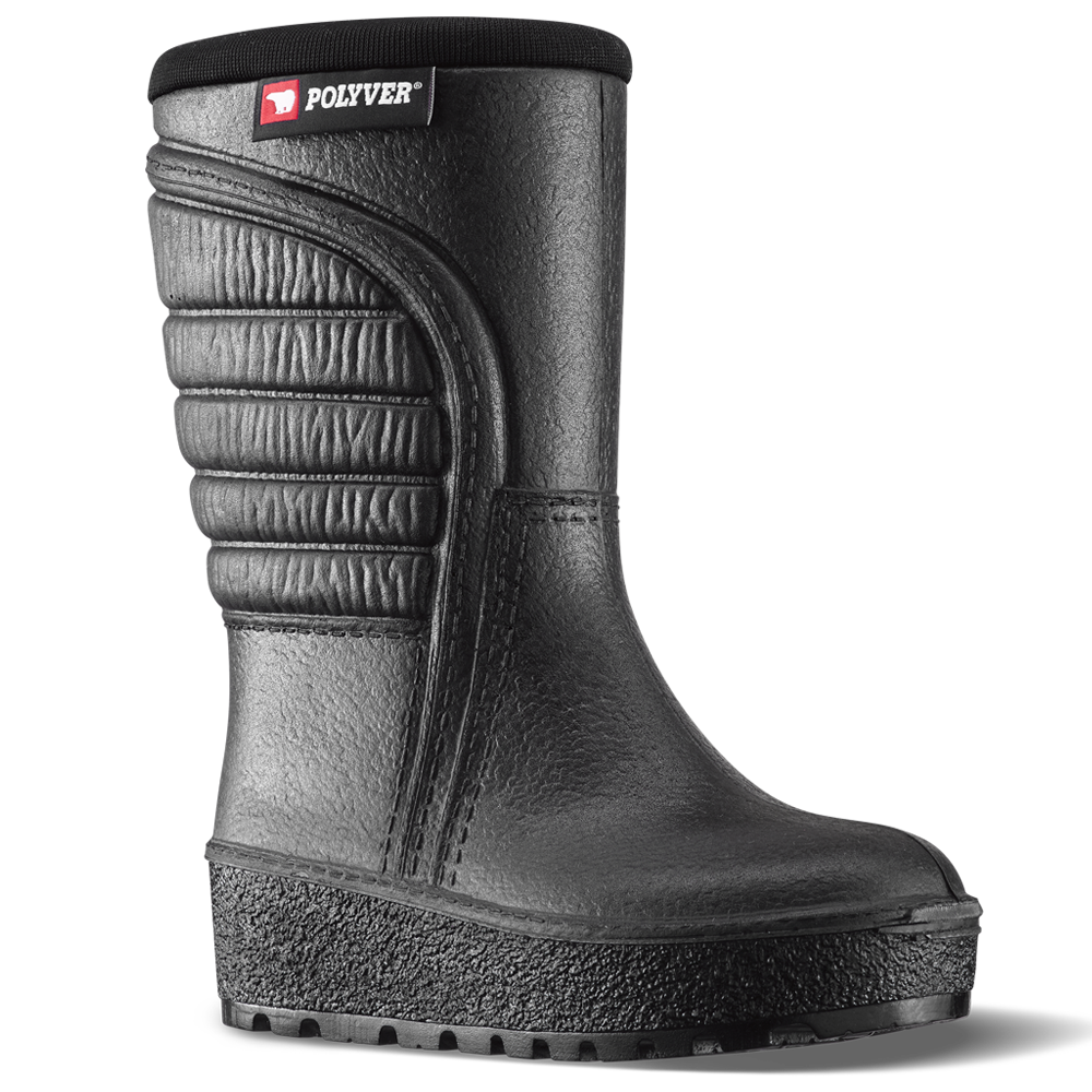 Polyver Winter Black Støvel Barn - 35-36