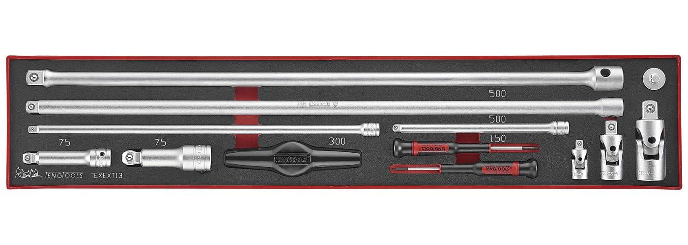 Teng Tools 13-osainen jatkovarsisarja. TEXEXT13
