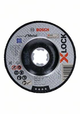 Bosch X-LOCK Expert for Metal, 125 x 2,5 x 22,23, syvennetty leikkaus