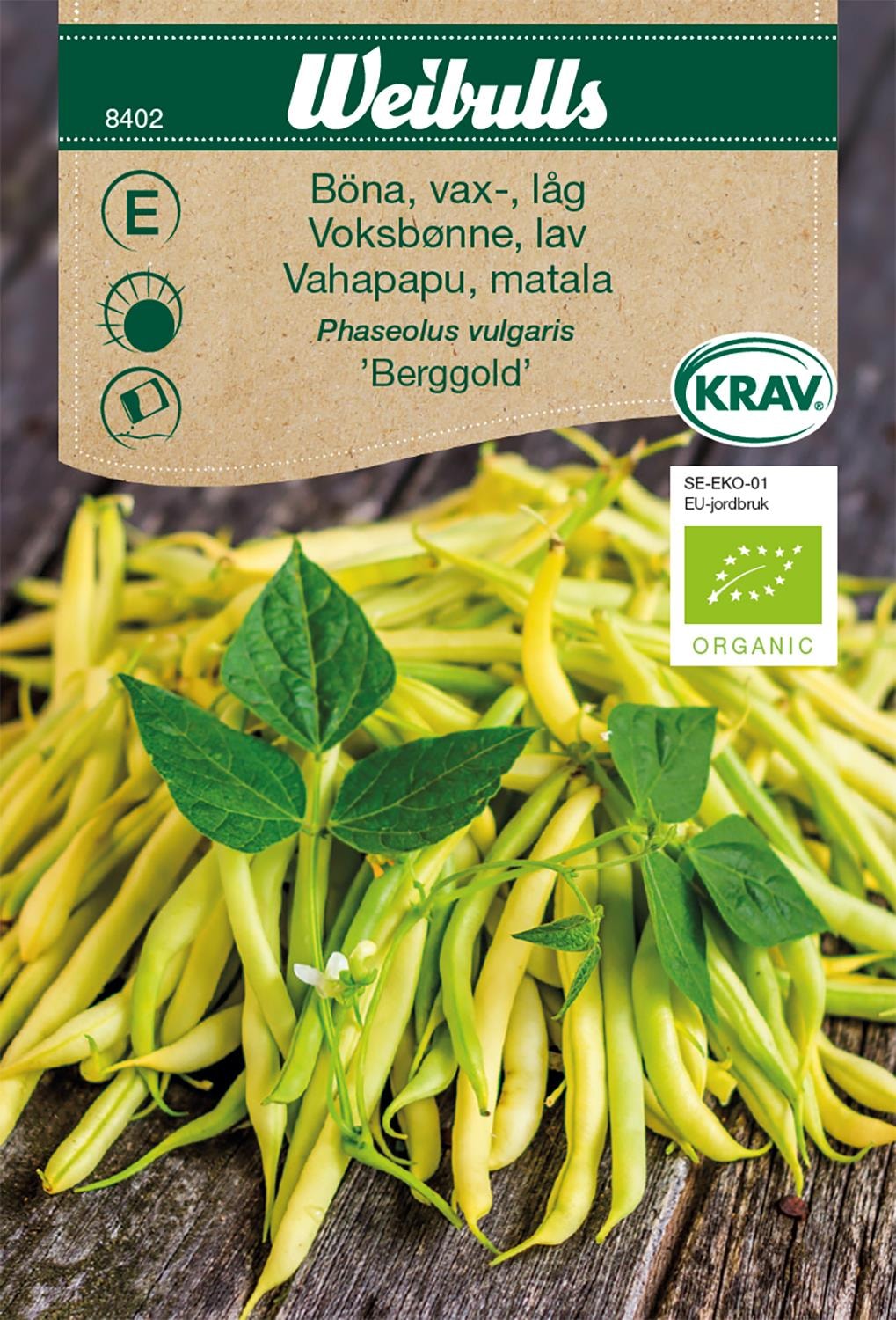 Weibull's Bean, vaha, alhaiset VAATIMUKSET