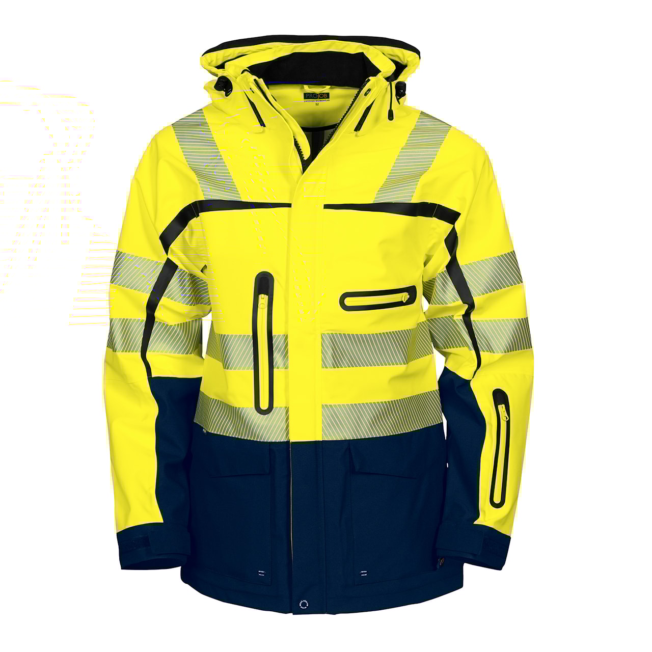ProJob 6417 Funksjonsjakke En Iso 20471 Kl 3/2 - Yellow/Navy - XS