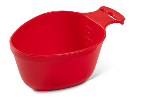 Muovikuksa Ovaali 3 dl - Punainen