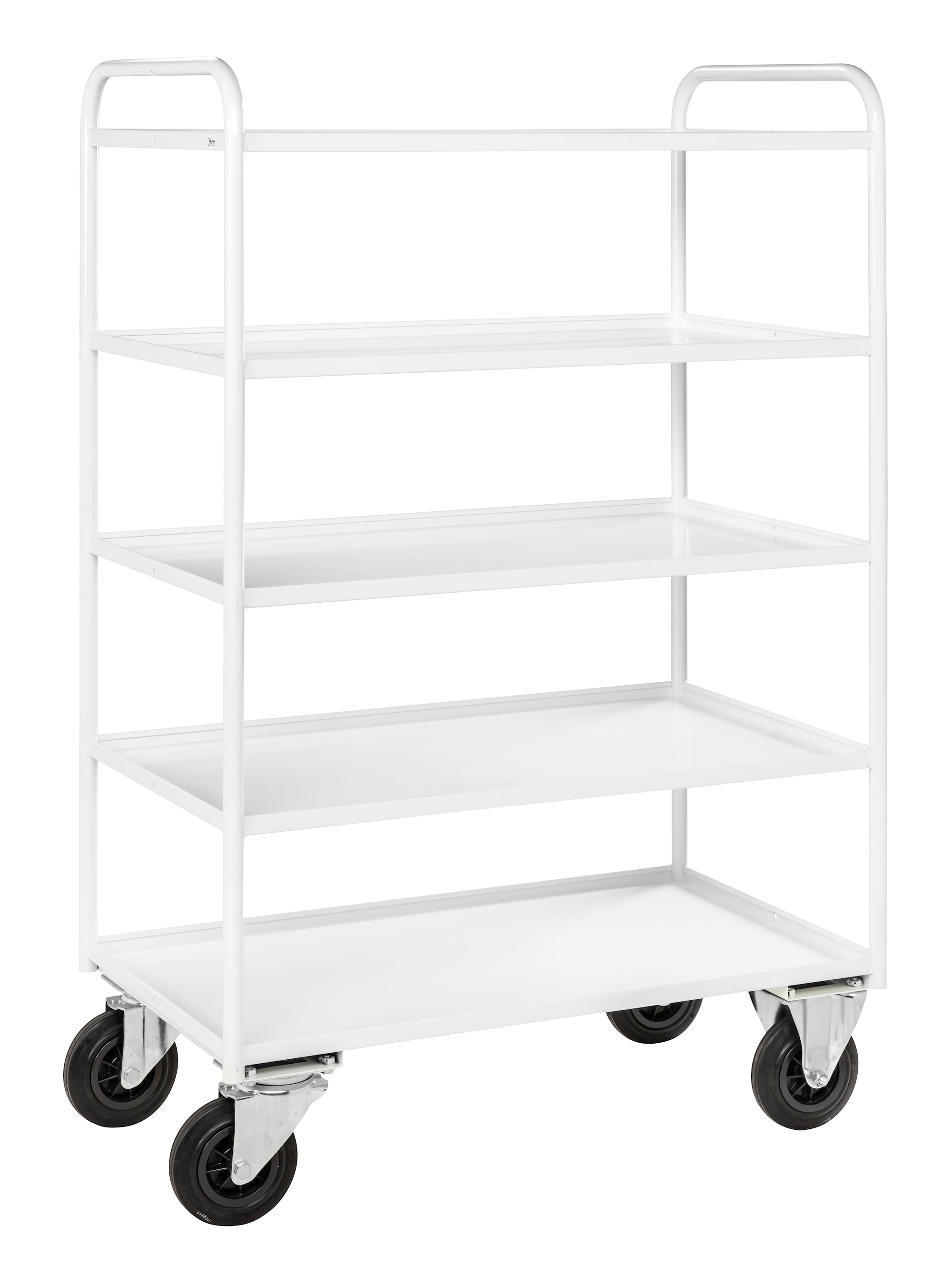 Kongamek Vit Hyllvagn 5 plan, helsvetsad