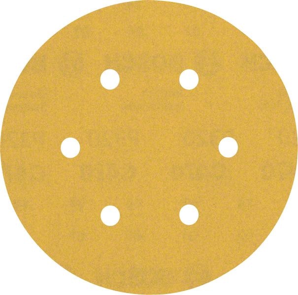 Bosch Slidpapir Expert C470 til excentersliber 150mm, 6 huller, 5-pakke