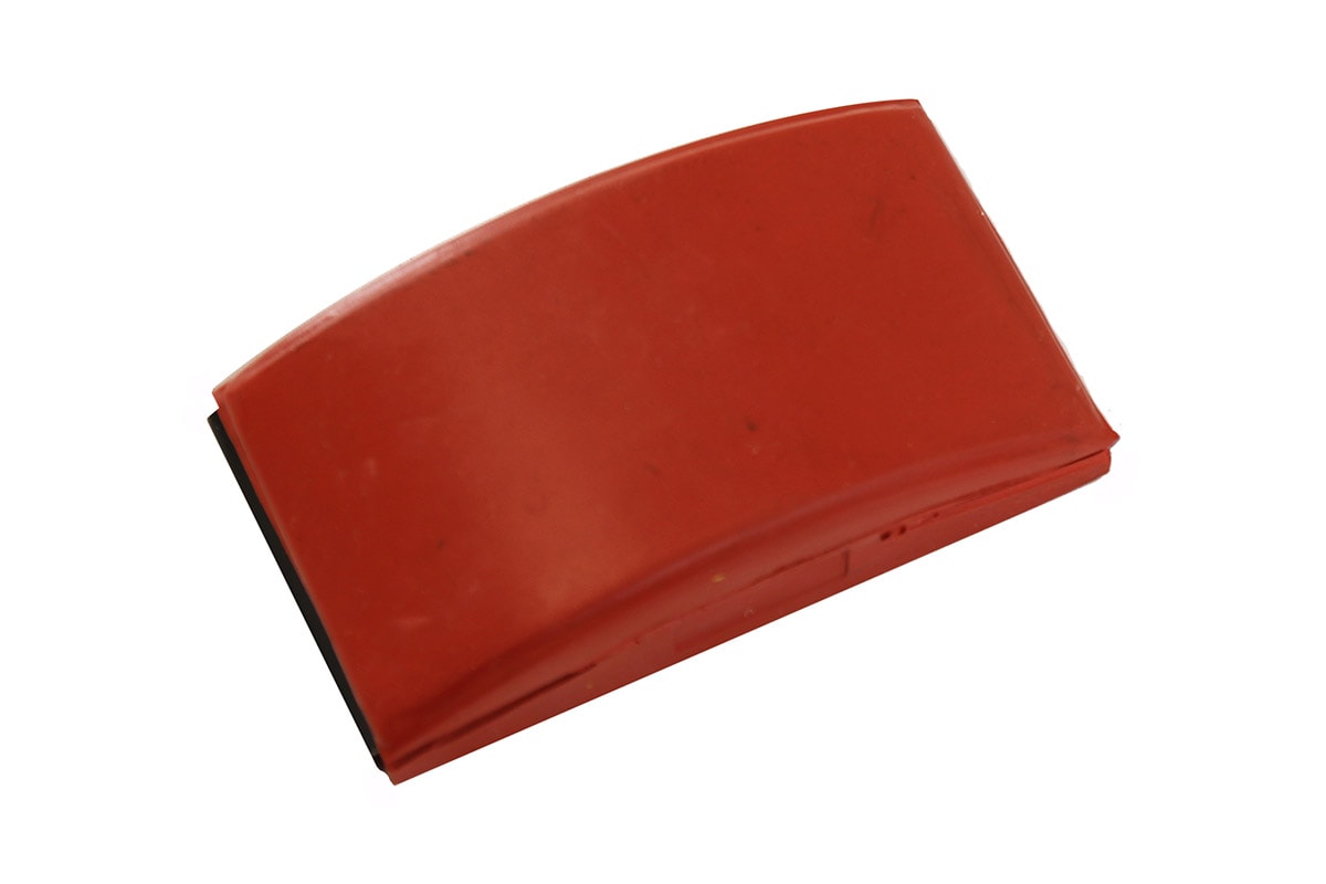 Mirka Handslipstöd Gummi Röd 70x125mm