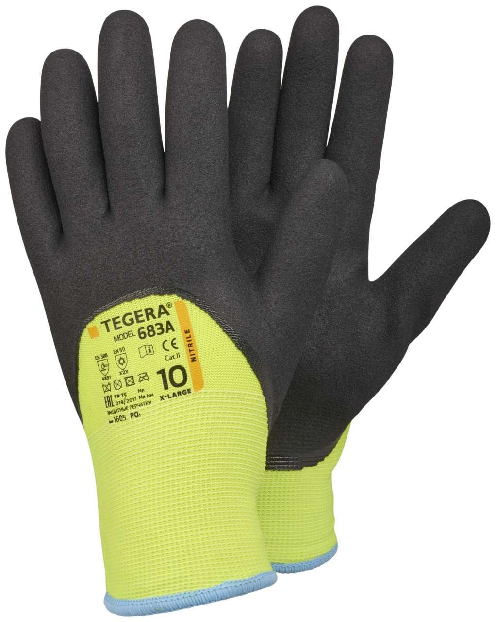Tegera Kuldebeskyttende handsker,Varmebeskyttende 683A