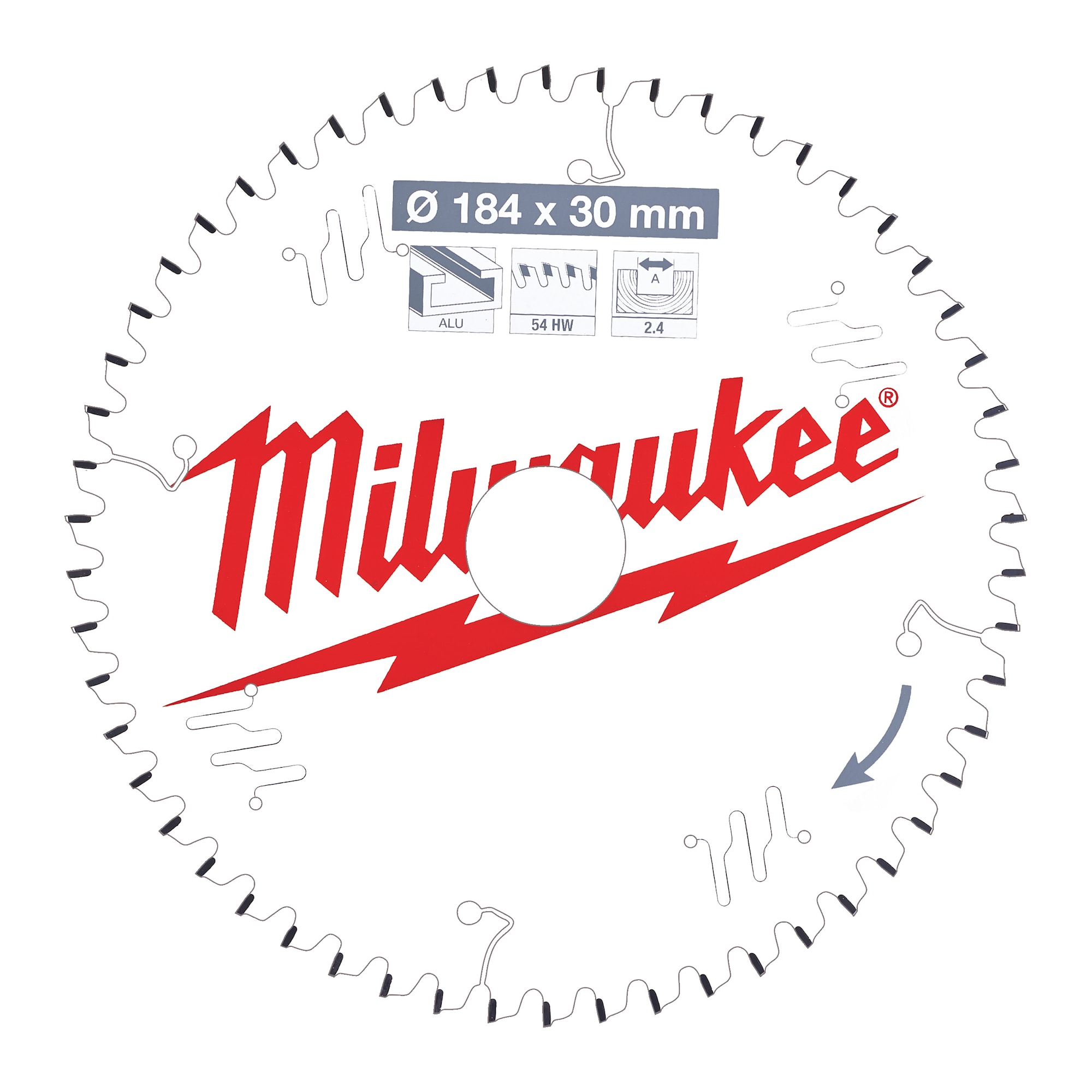 Milwaukee Cirkelsågklinga A184X30X2,4X54