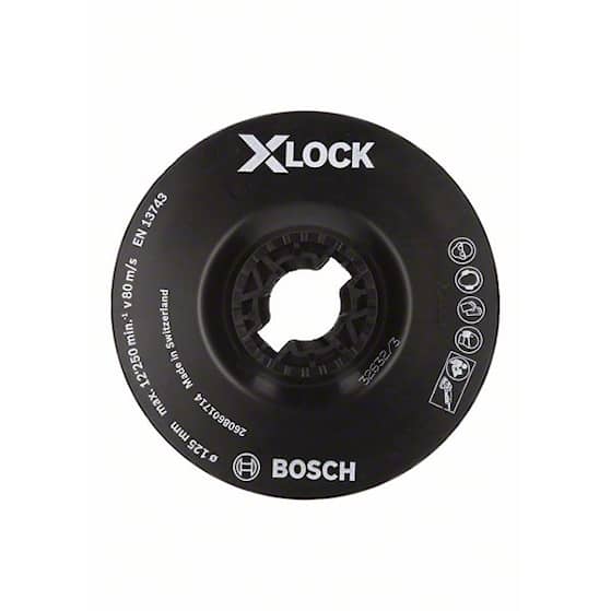Bosch X-LOCK-bagskive, 125 mm