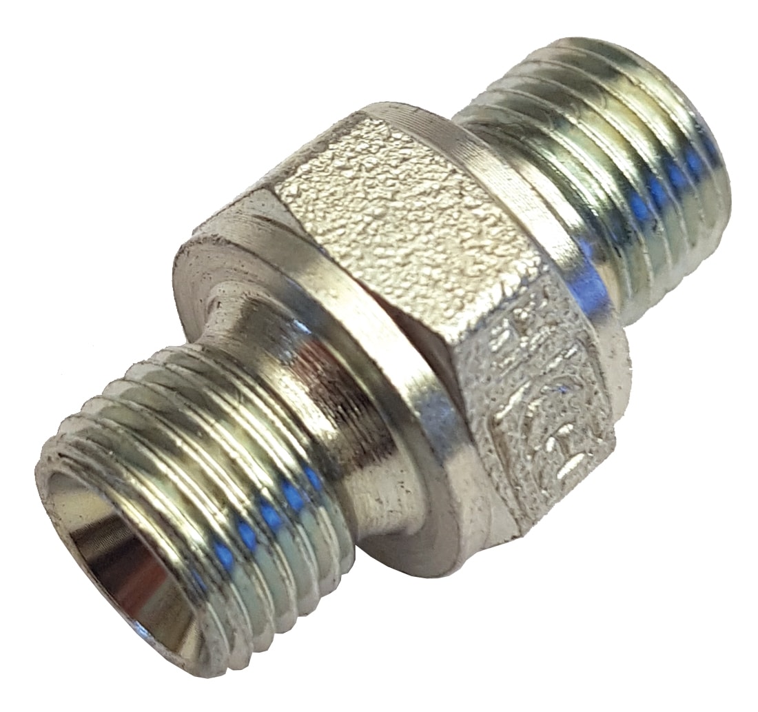 Hydroscand Sexkantnippel Stål 1/8''X1/8'' U