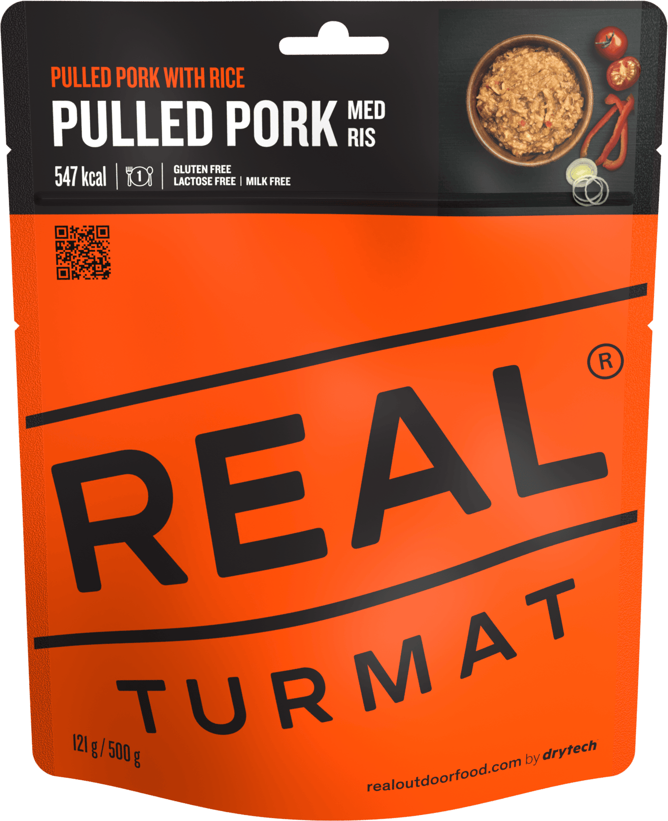 REAL Turmat Pulled Pork med ris - Gryta