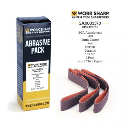 Slipband till Worksharp BANDSLIPGUIDE, Extra grovt