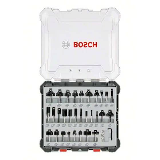 Bosch Jyrsinteräsarja, 30 kpl:n valikoima, 6 mm:n kara