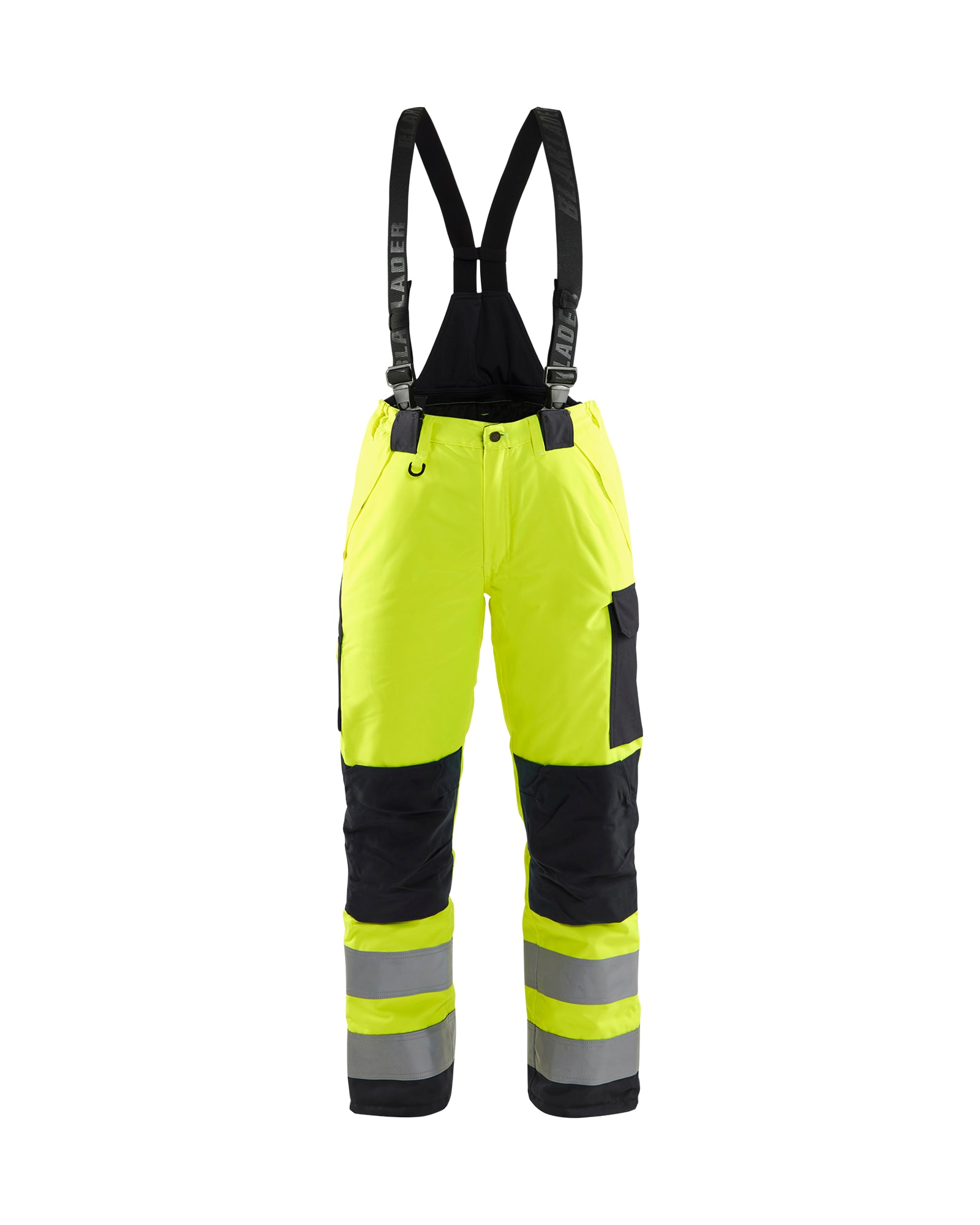 Blåkläder Damen High Vis Winter Arbeitshose High Vis Gelb/Marineblau - D25