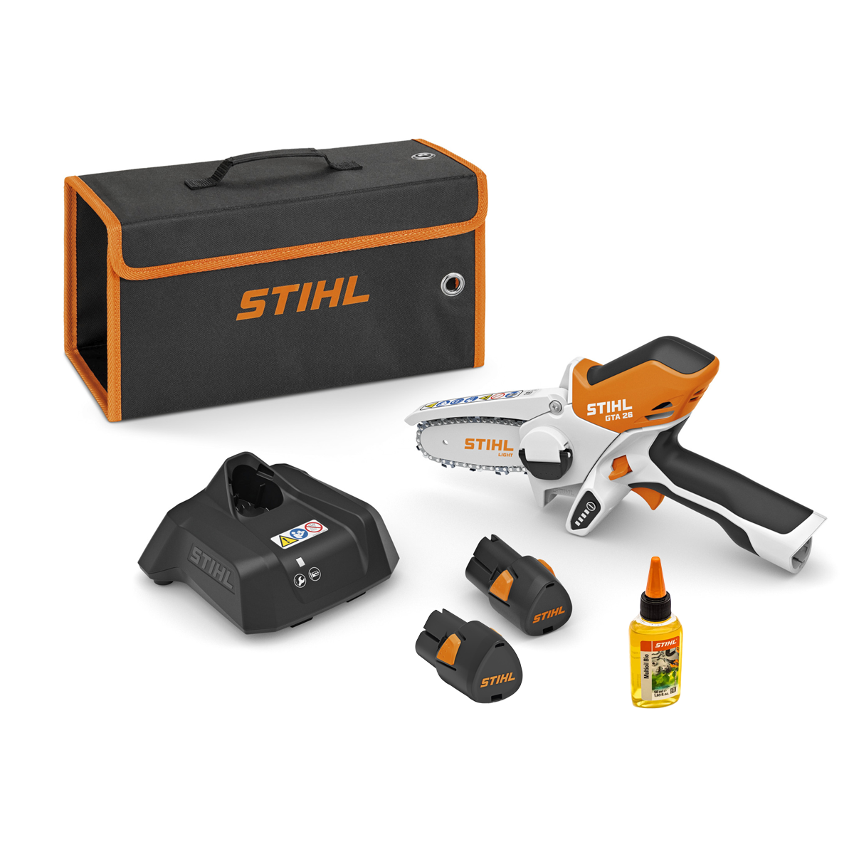 Stihl GTA 26 Oksasaha-paketti sis. 2 akkua