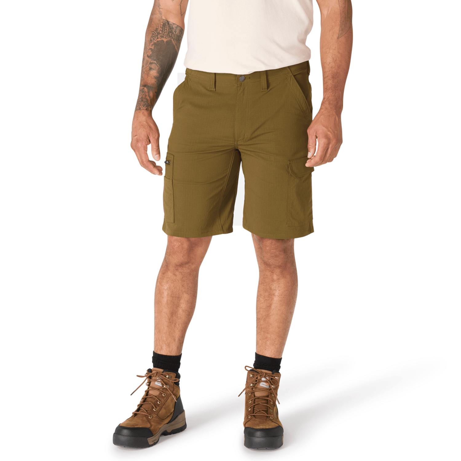 Carhartt Relaxed 10" Carhartt Force™ Ripstop Cargo Shorts Herr Burnished Logs W42