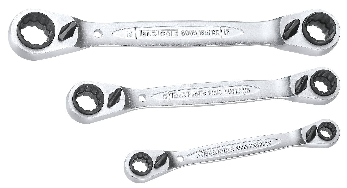 Teng Tools Ringskraldenøglesæt 4in1 6503RX