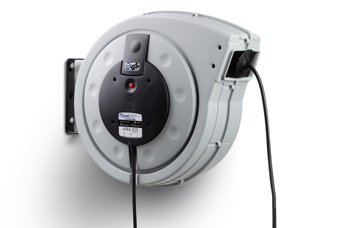 Mavel kabeltrommel vegg Roll Major Plus 220/25 1-fase