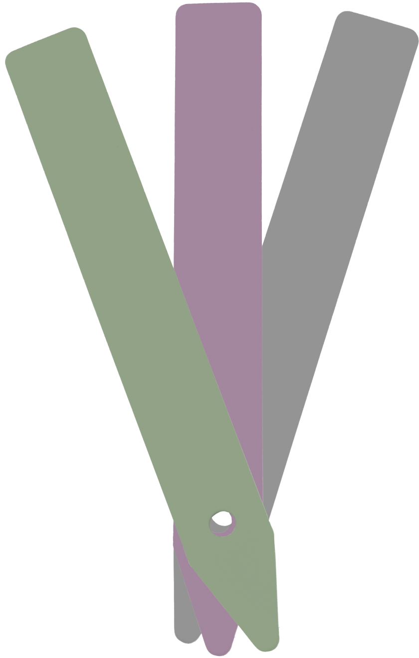 Weibulls Kunststoffetiketten Farbmischung 75er-Pack