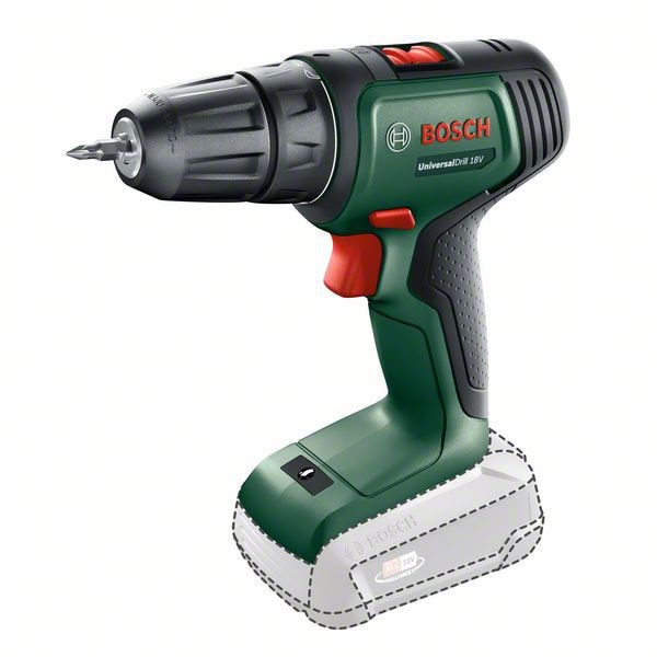 Bosch DIY Akkuporakone UniversalDrill 18, ilman akkua ja laturia