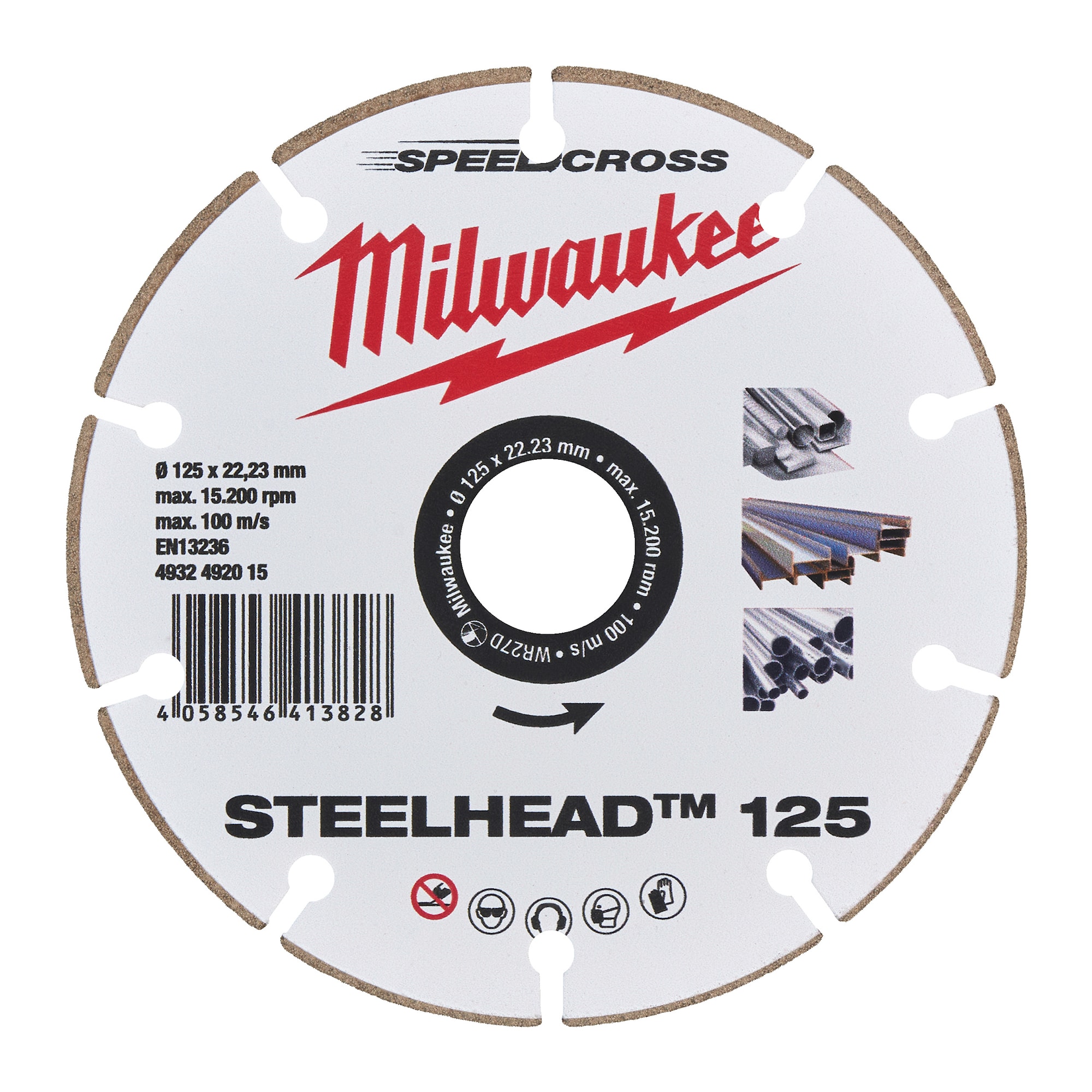 Milwaukee Diamantskiva Dh Steel Head 125